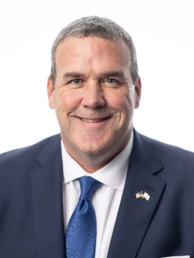 Official portrait of Gregg Amore, archived from Rhode Island Department of State government directory.
