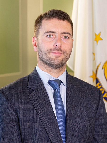 Official portrait of Andrew Dimitri.
