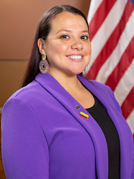 Official portrait of Karen Alzate.