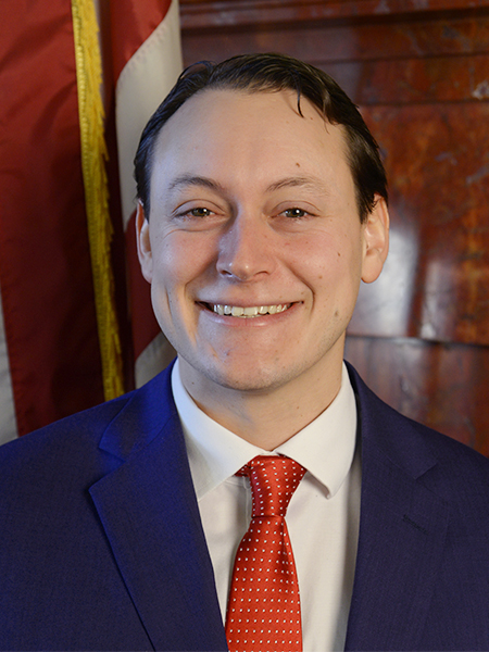 Official portrait of Samuel Bell.