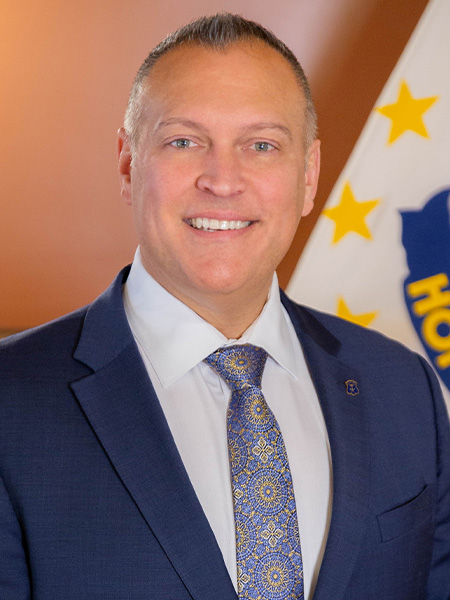 Official portrait of Thomas Noret.