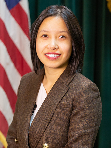 Official portrait of Victoria Gu.