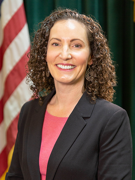 Official portrait of Bridget Valverde.